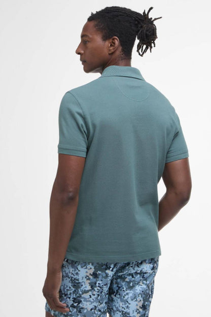 Barbour Tartan Pique Poloshirt Vintage Teal