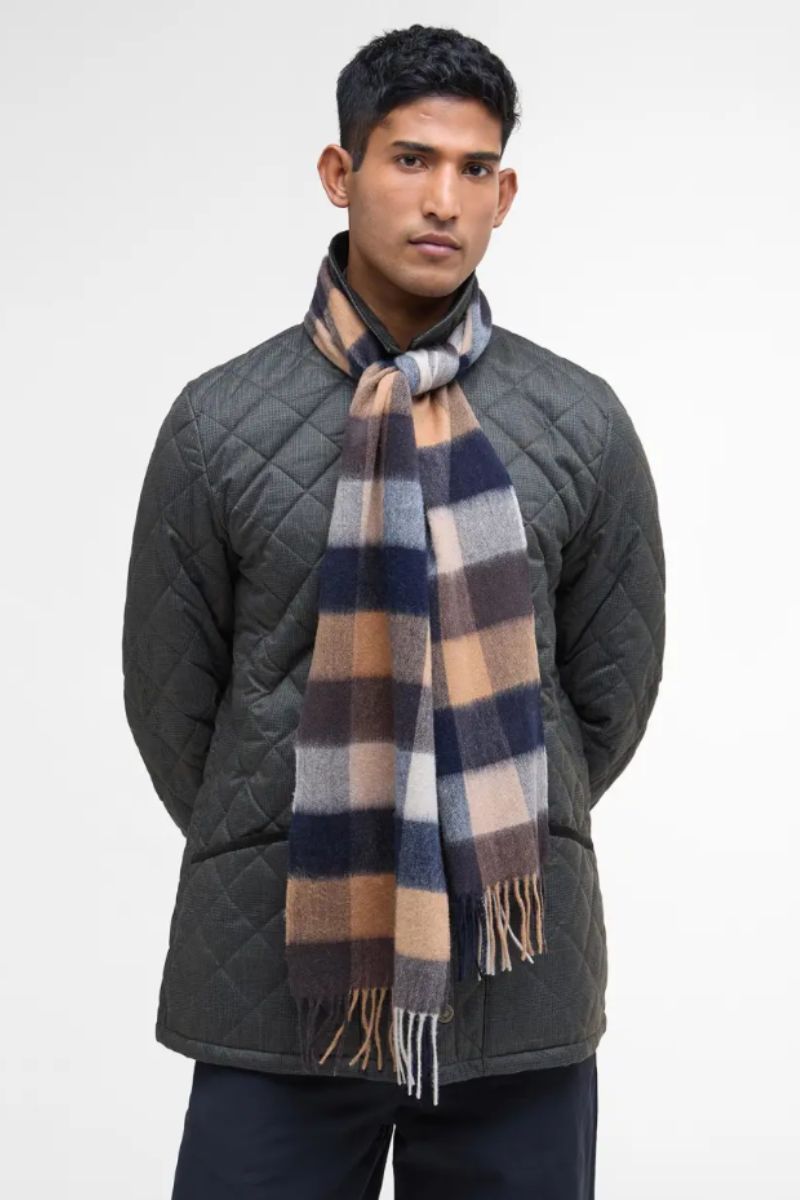 Barbour Tattersall Scarf Autumn