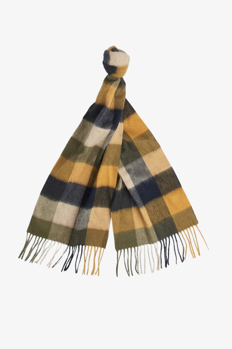 Barbour Tattersall Scarf Forest