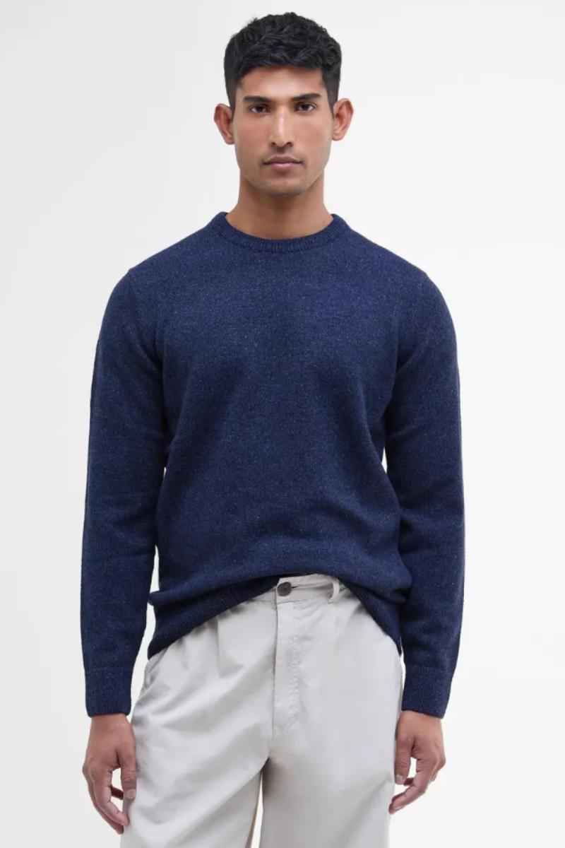 Barbour Essential Tisbury Crew Deep Blue