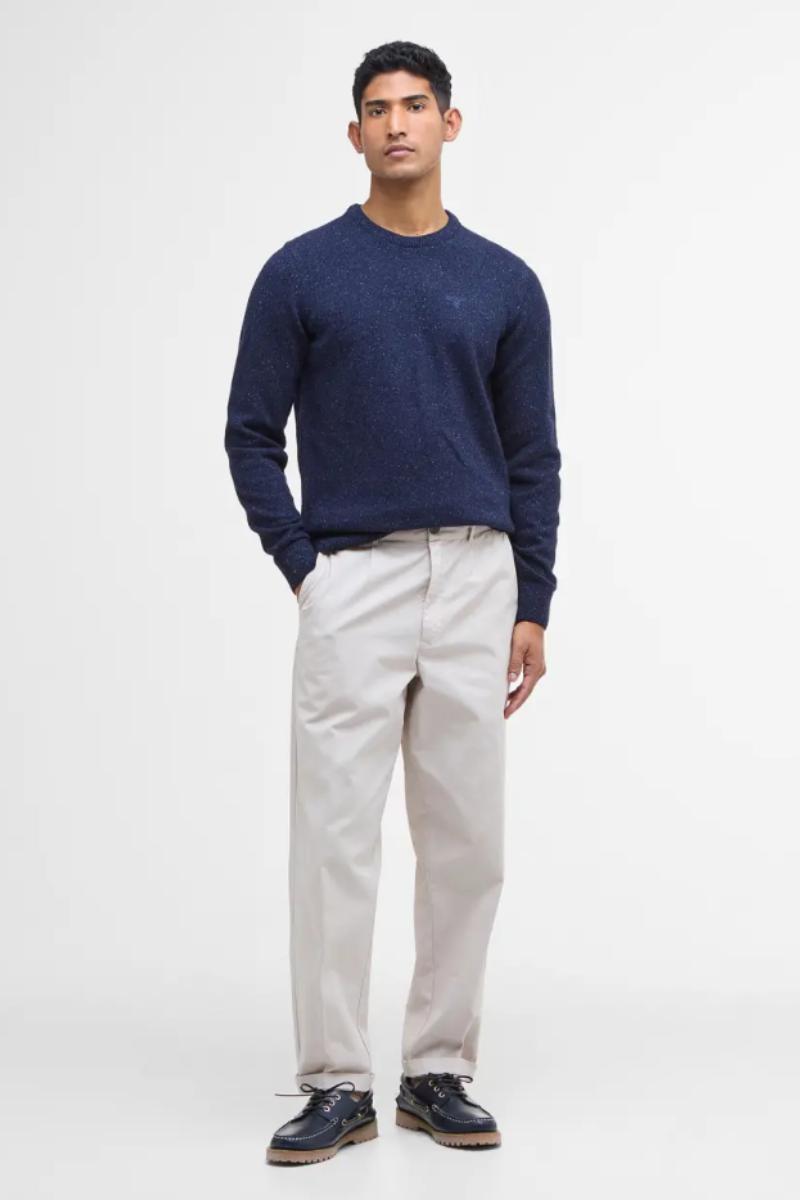 Barbour Essential Tisbury Crew Deep Blue