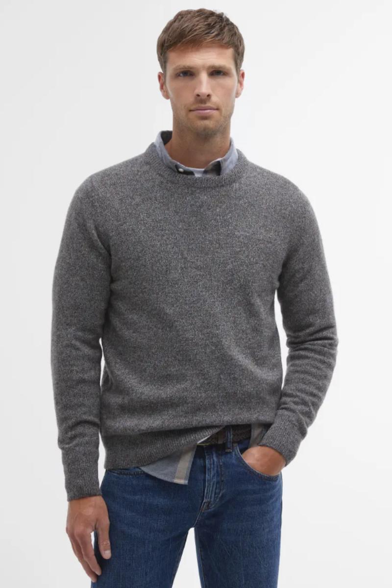 Barbour Essential Tisbury Crew Fog