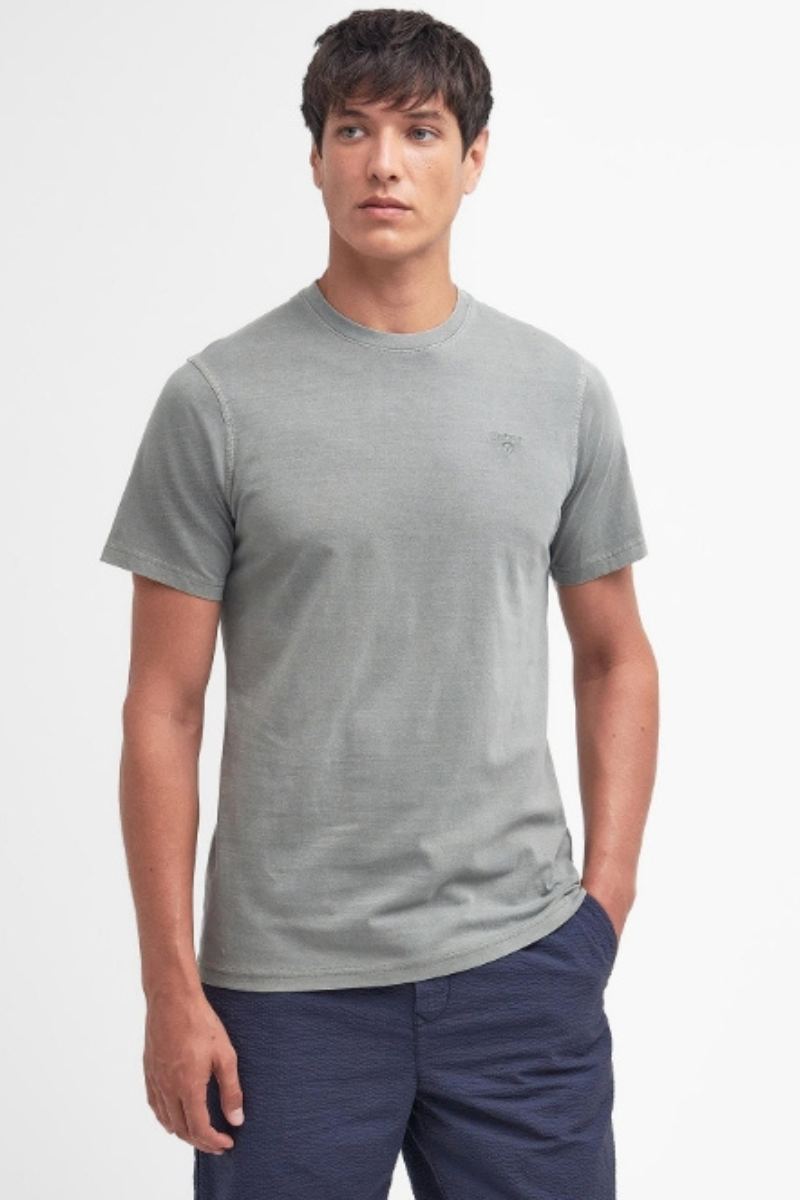 Barbour Garment Dyed T-shirt Agave