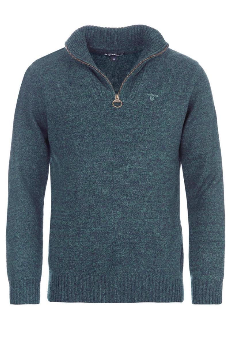 Barbour Ess L/Wool HZ Jumper Seaweed Mix