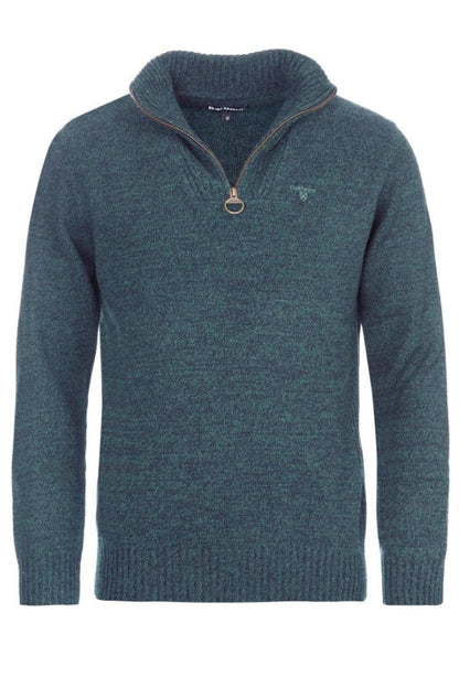 Barbour Ess L/Wool HZ Jumper Seaweed Mix