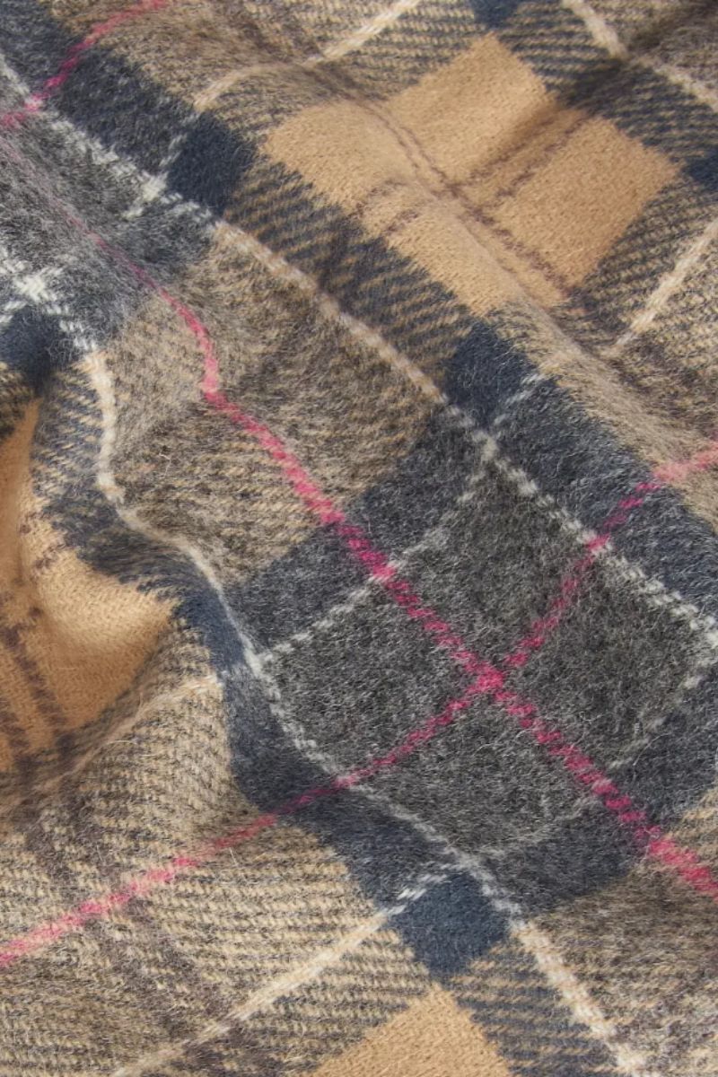 Barbour Tartan Wool Scarf Dress