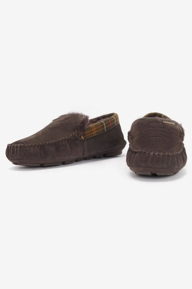 Barbour Monty Slippers Brown