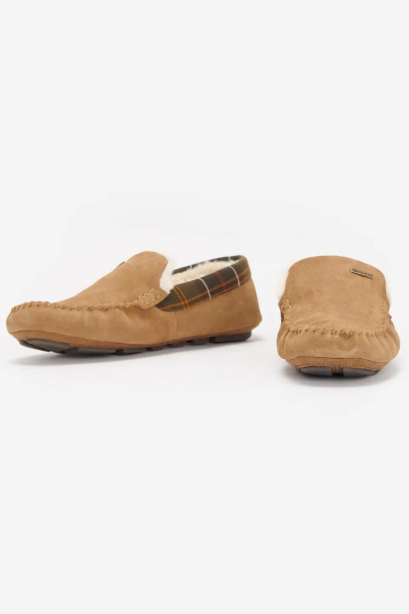 Barbour Monty Slippers Camel