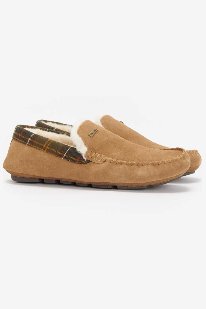 Barbour Monty Slippers Camel