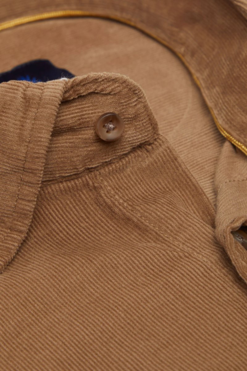 Benetti Alfie Corduroy Casual Shirt Stone
