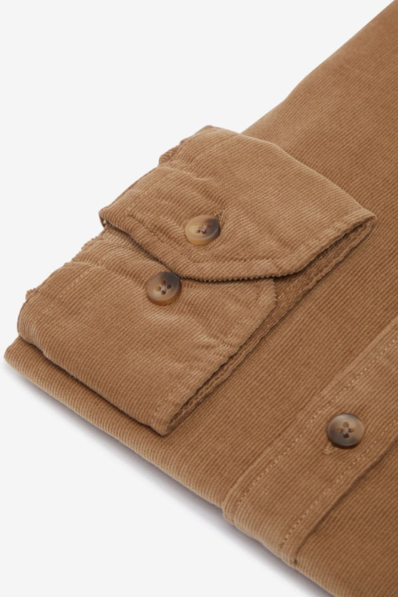 Benetti Alfie Corduroy Casual Shirt Stone