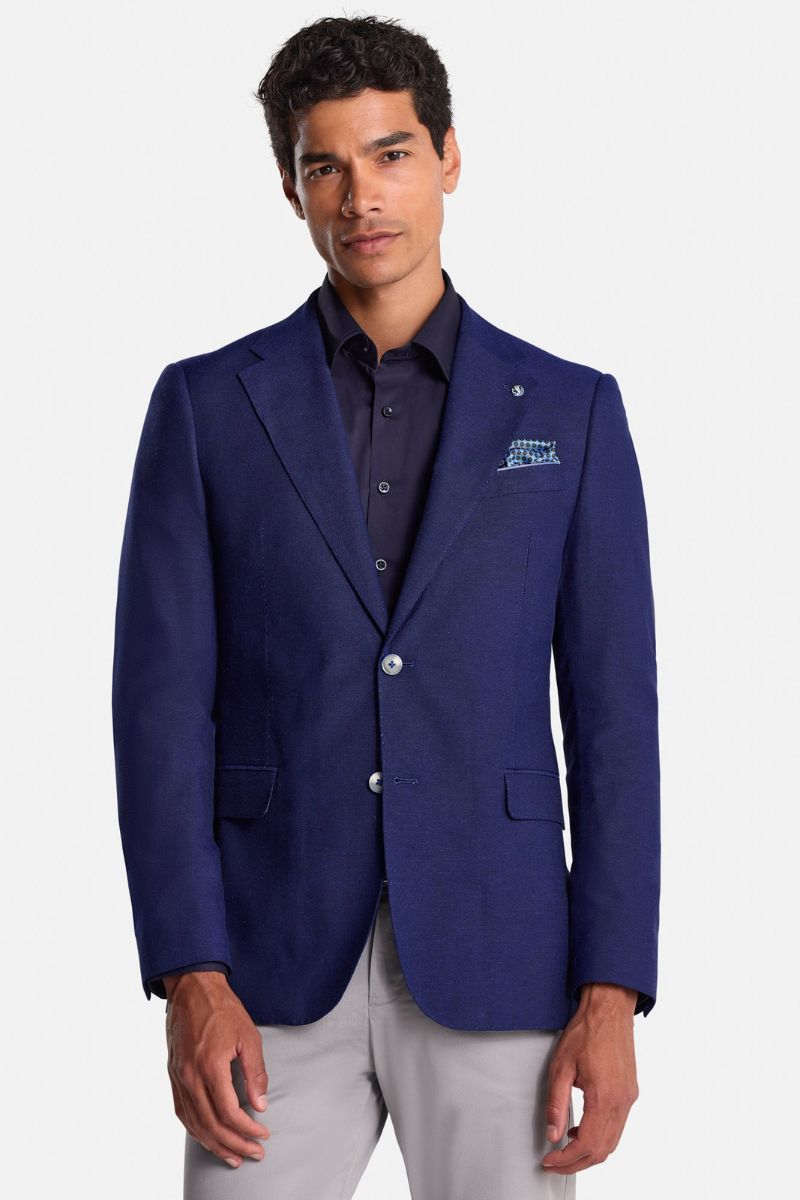 Benetti Regular Fit Challet Sports Jacket Indigo