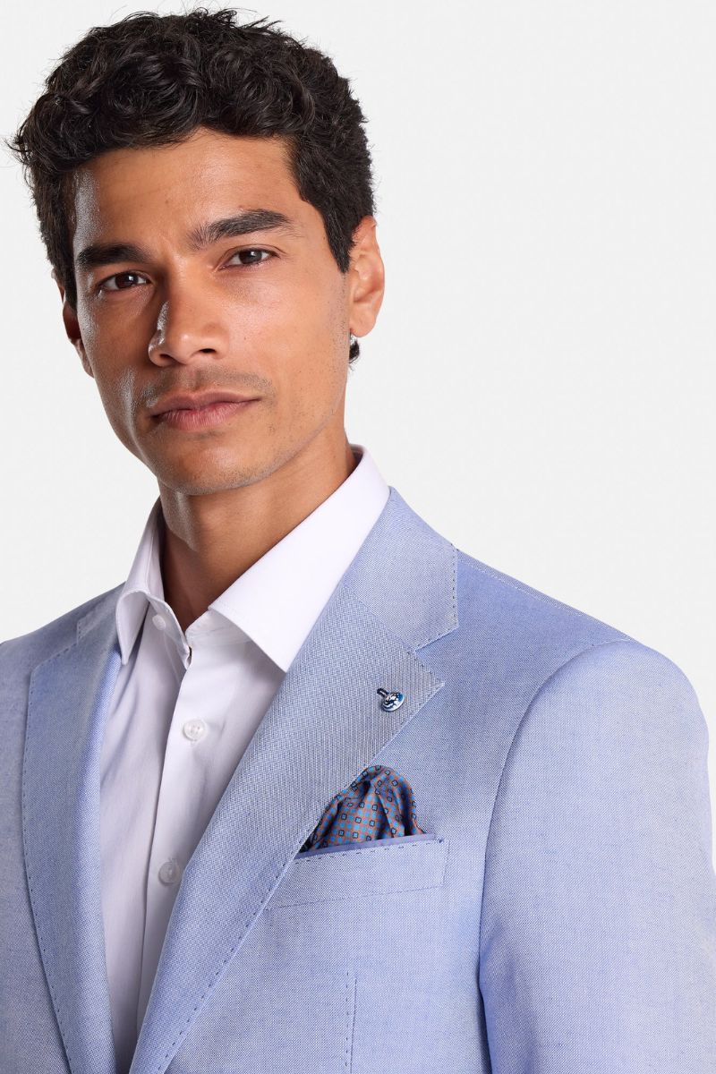 Benetti Regular Fit Challet Sports Jacket Sky