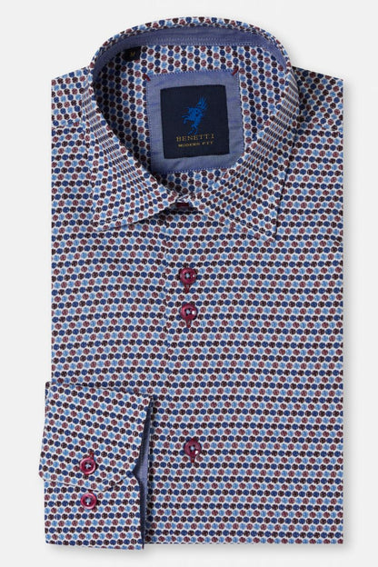 Benetti David Shirt Bordo