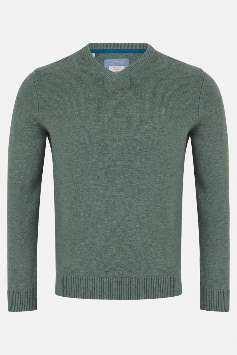 Benetti Franco V-Neck Sage
