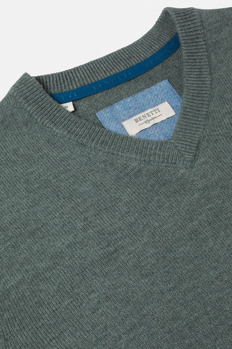 Benetti Franco V-Neck Sage
