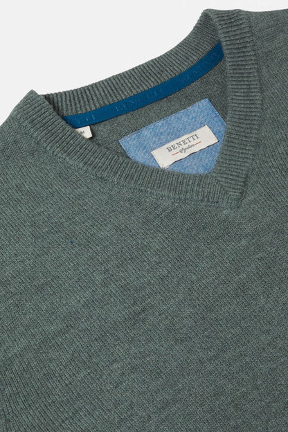 Benetti Franco V-Neck Sage