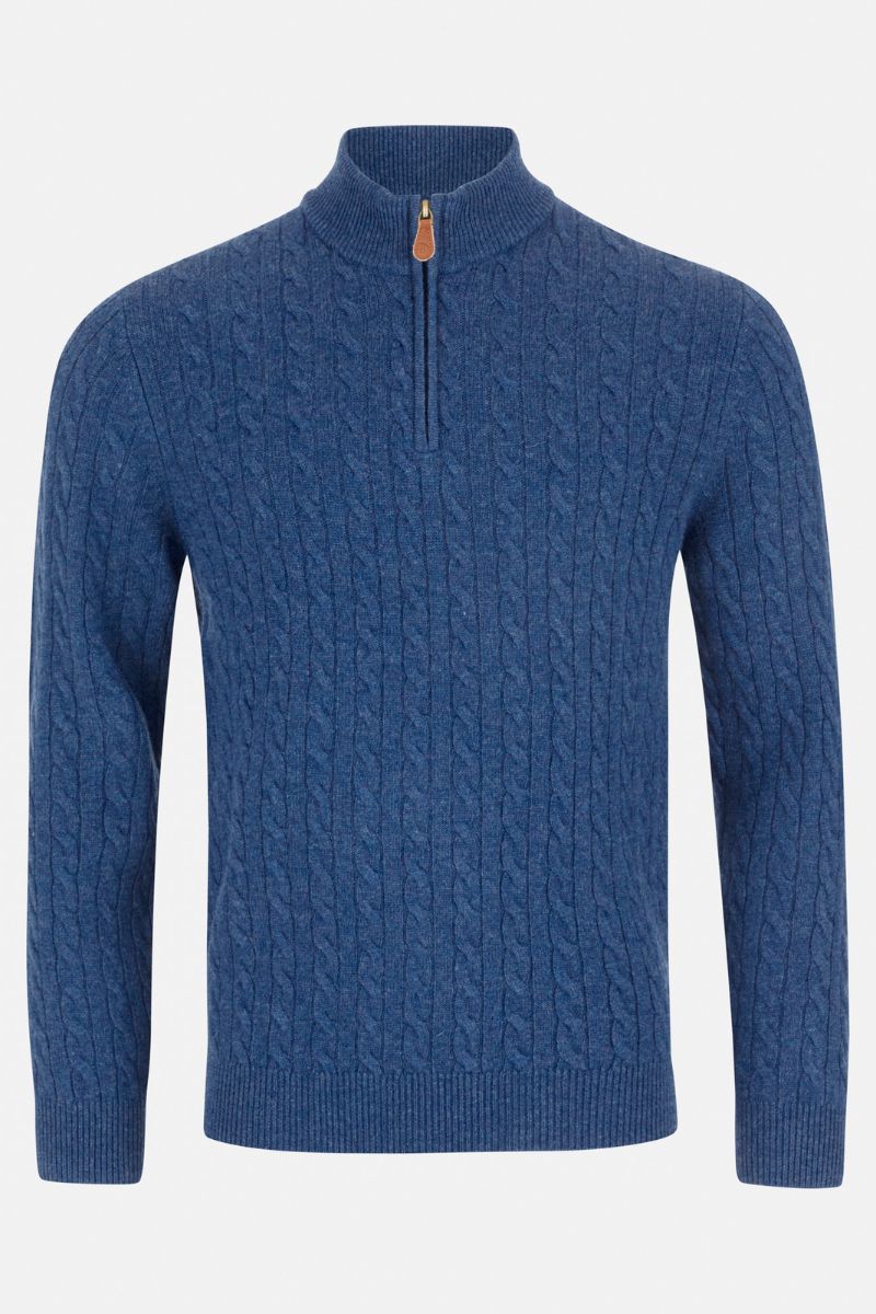 Benetti Grant 1/4 Zip Indigo