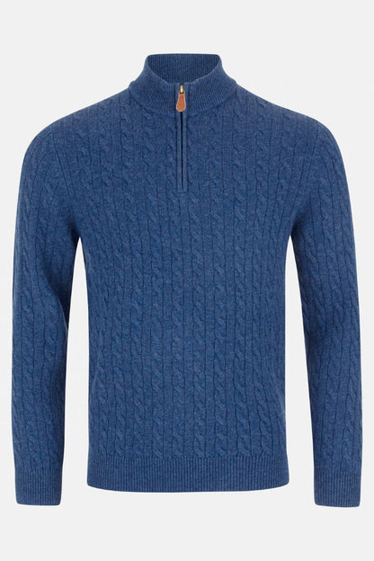 Benetti Grant 1/4 Zip Indigo