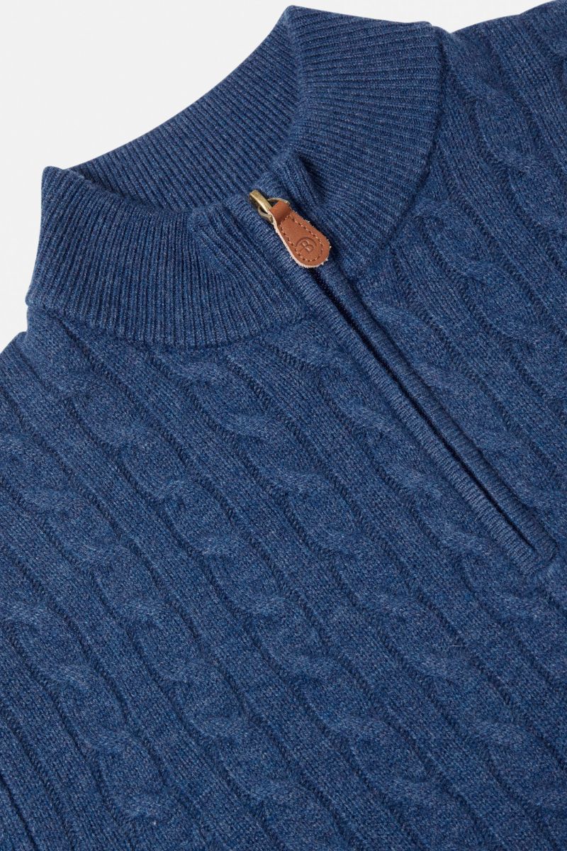 Benetti Grant 1/4 Zip Indigo