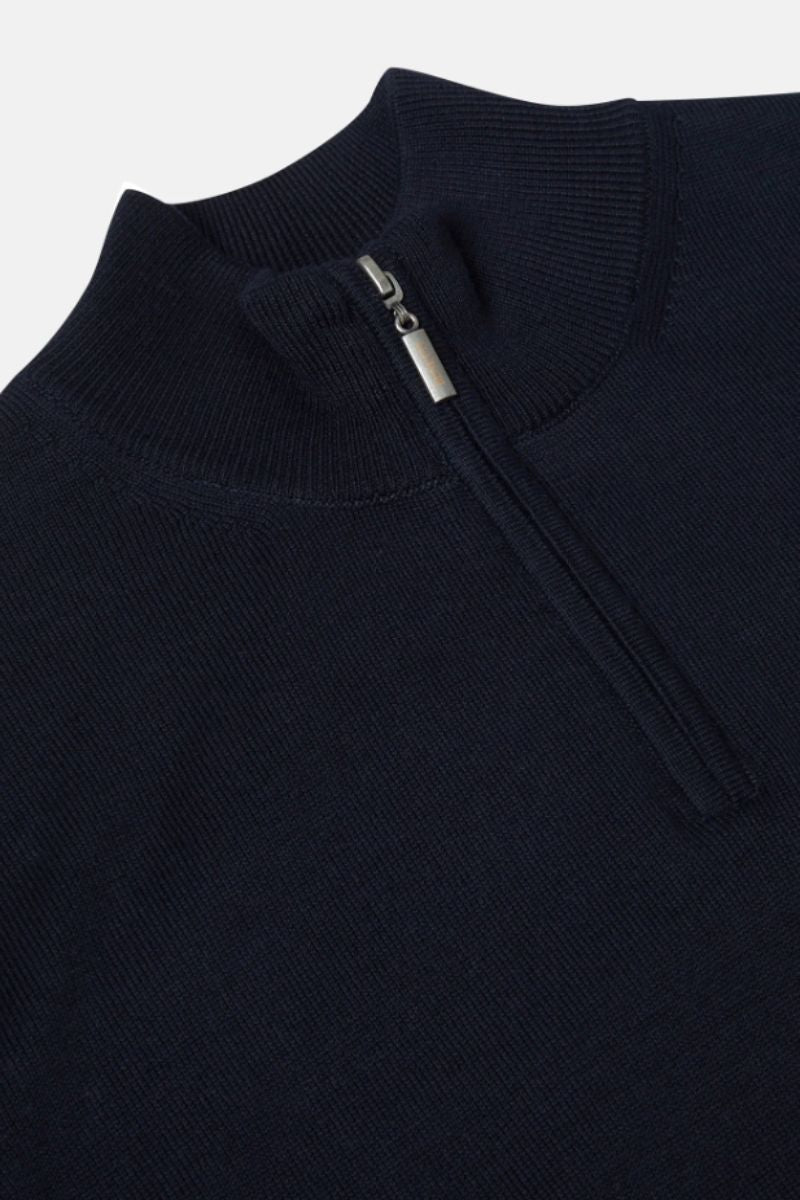 Benetti 1/4 Zip Knit Navy