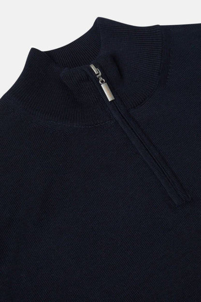 Benetti 1/4 Zip Knit Navy