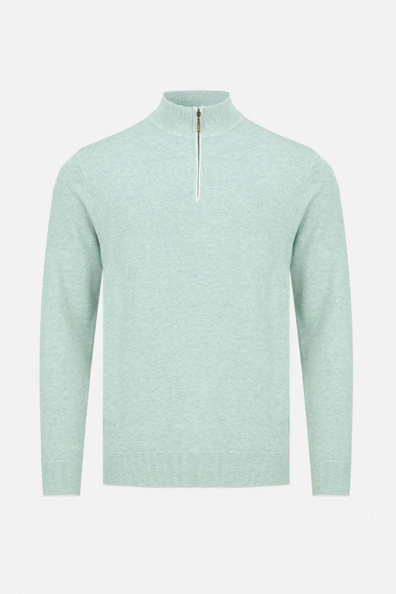 Benetti Julius Half Zip Jumper Sage