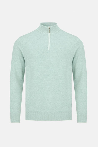 Benetti Julius Half Zip Jumper Sage