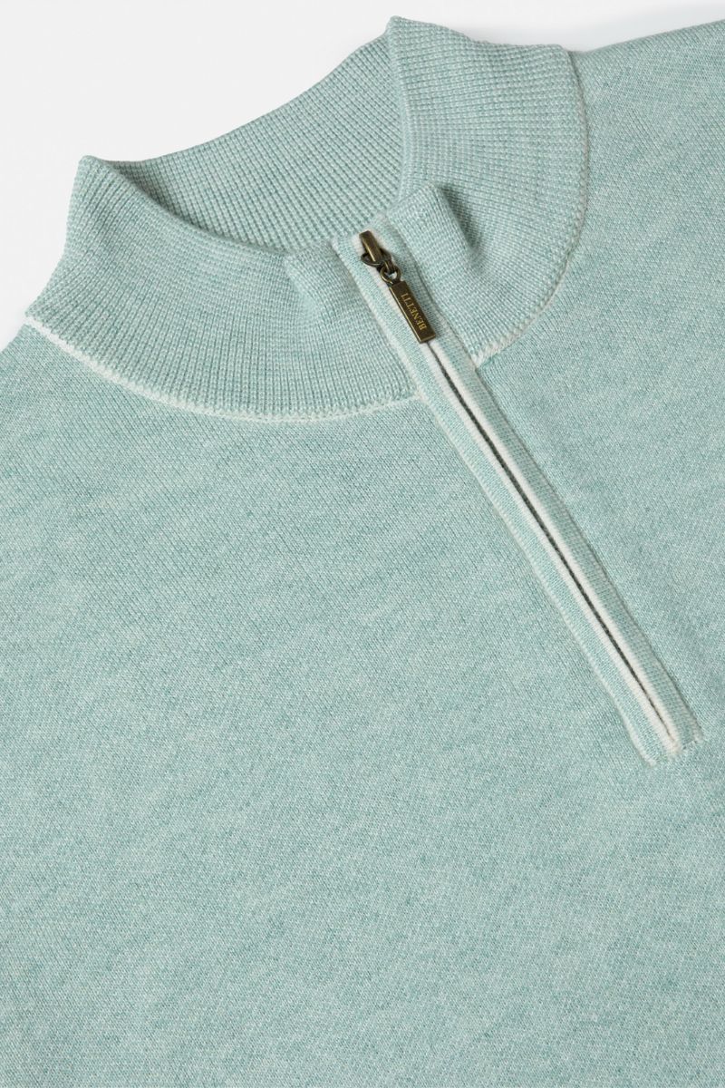 Benetti Julius Half Zip Jumper Sage