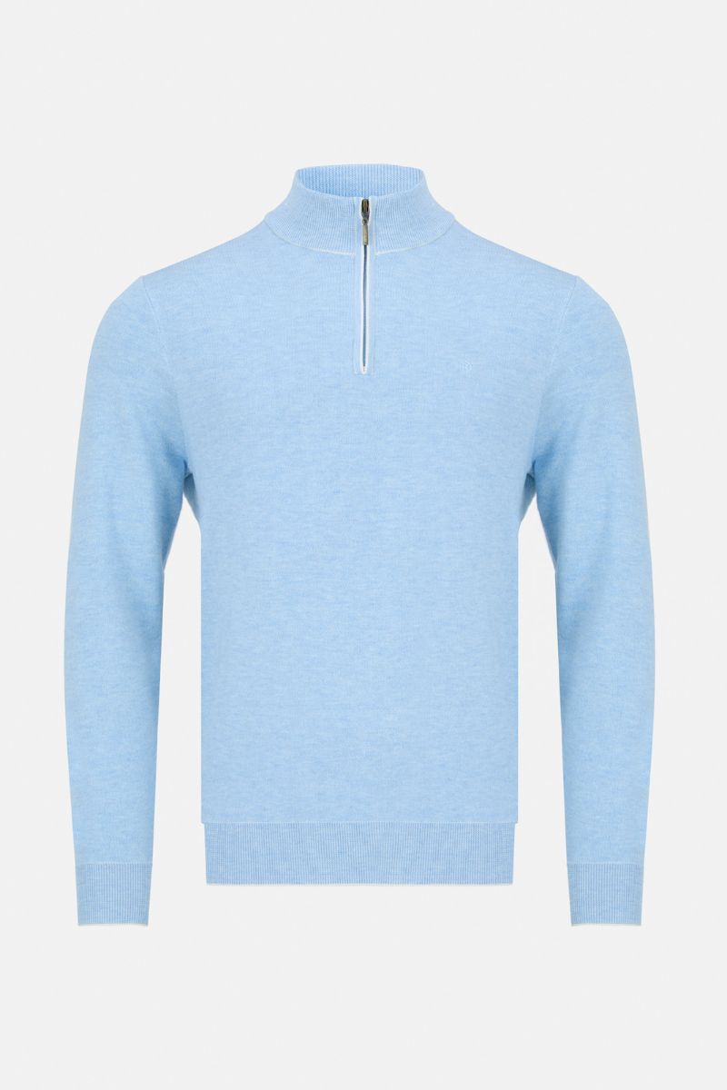 Benetti Julius Half Zip Jumper Sky