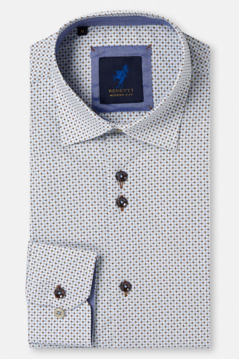 Benetti Kevin Shirt Coffee