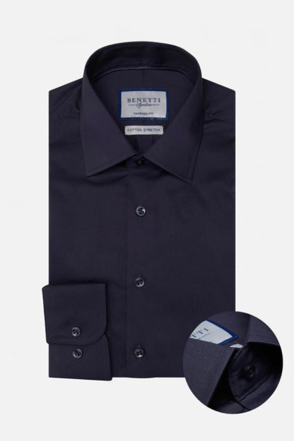 Benetti Oscar Slim Shirt Navy