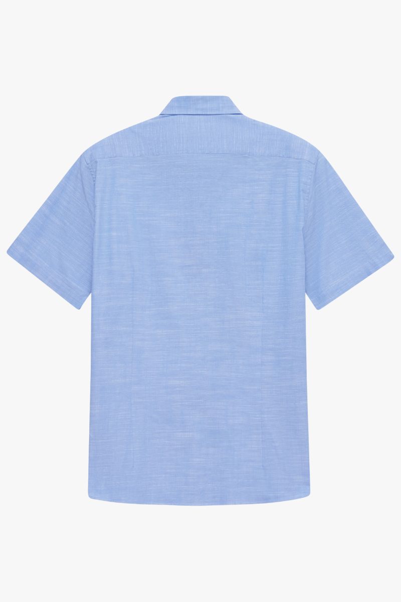 Bugatti 18330E Short Sleeve Shirt Blue