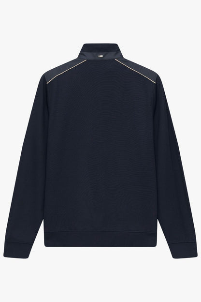 Bugatti 15123E 1/4 Zip Sweatshirt Navy