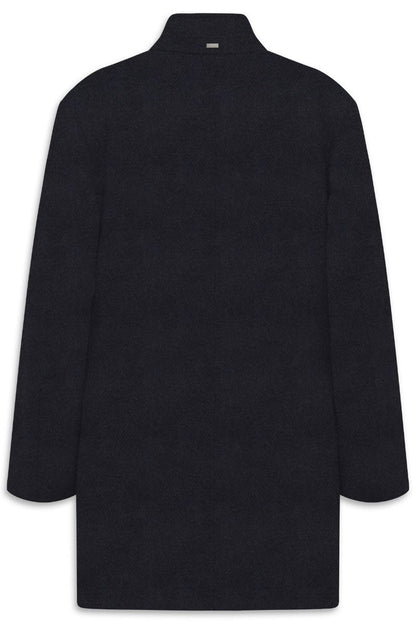 Bugatti 24203 Wool Blend Overcoat Navy