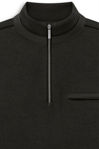 Bugatti 25050F Half Zip Sweatshirt Brown