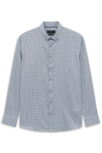 Bugatti 28510F Cotton Casual Shirt Navy