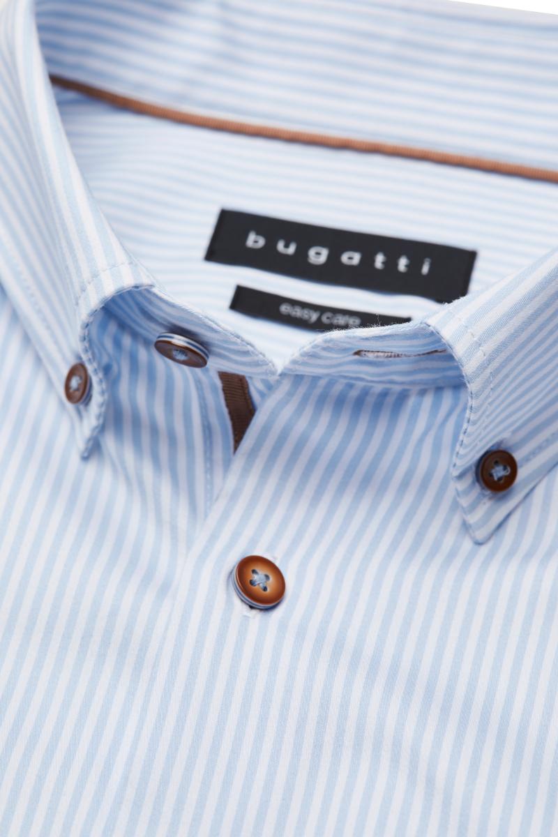 Bugatti 58501A Stripe Shirt Blue