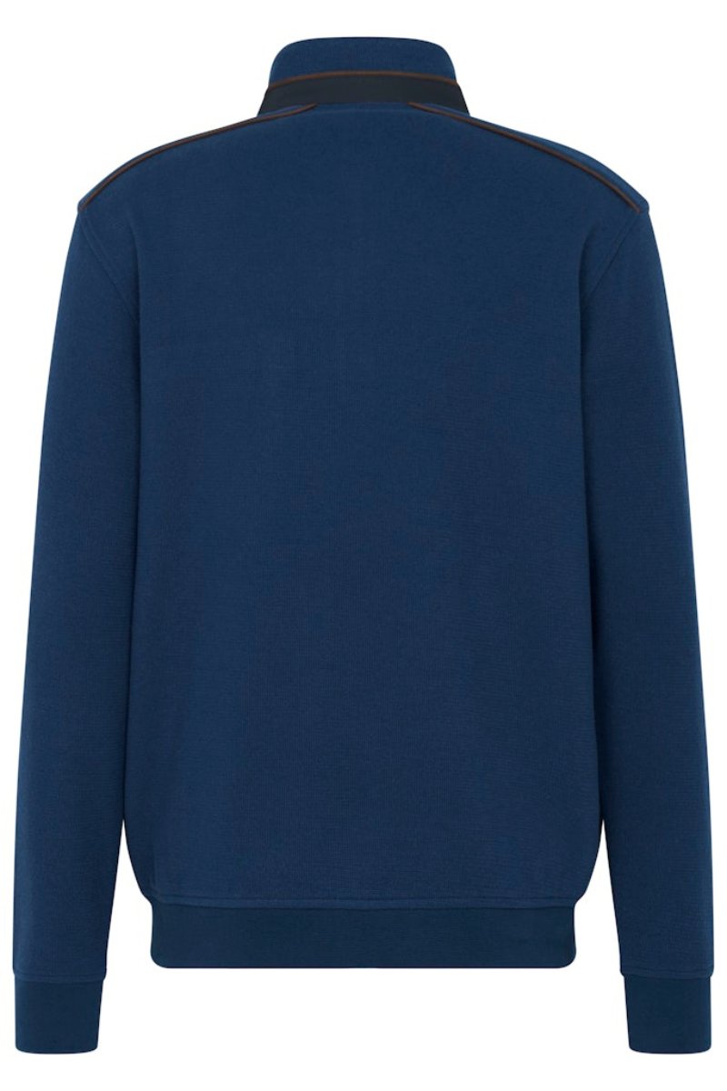 Bugatti 65050B 1/4 Zip Jumper Blue