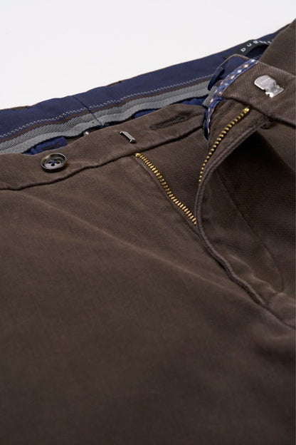 Bugatti 66347B Slim Chino Brown