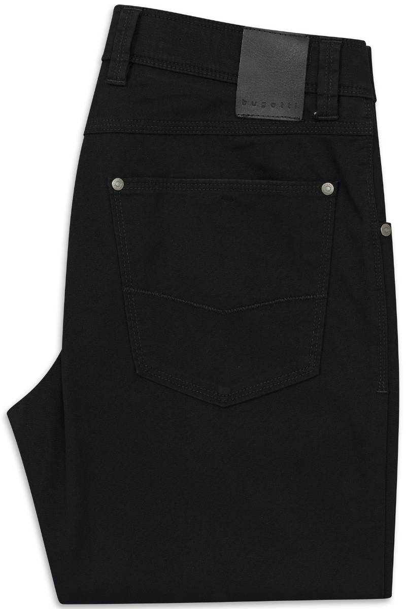 Bugatti 76101 5 Pocket Chino Black