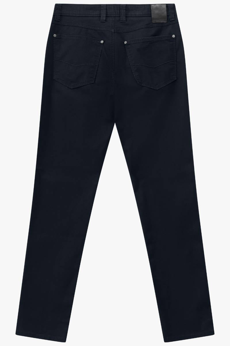 Bugatti 76101 5 Pocket Chino Marine