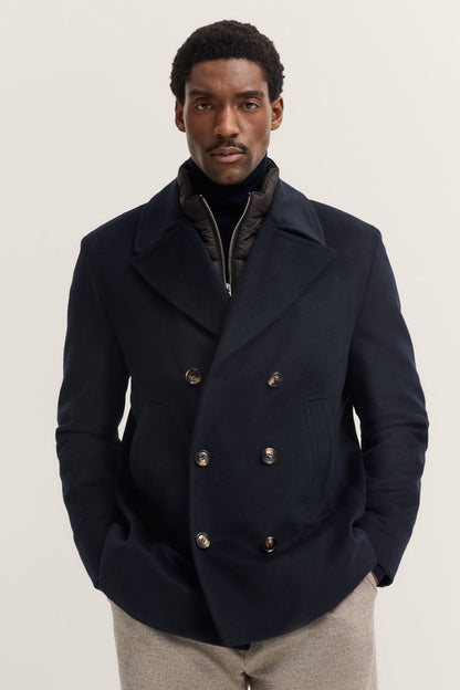 Bugatti 81063 Navy Overcoat