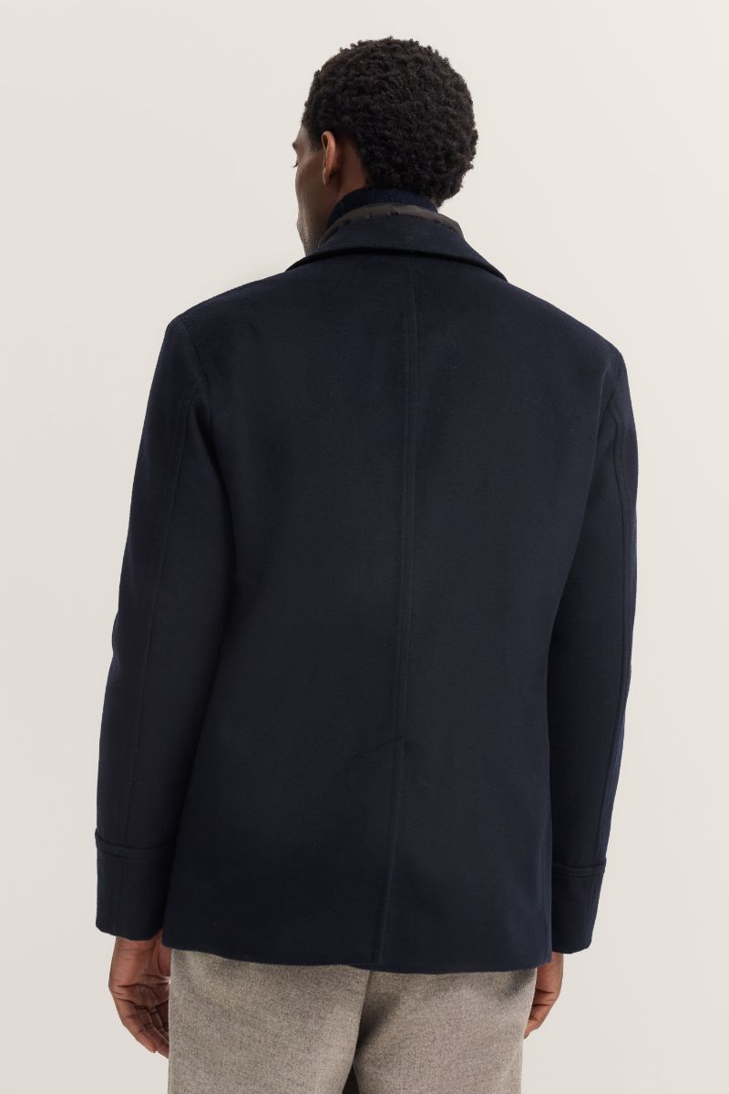 Bugatti 81063 Navy Overcoat