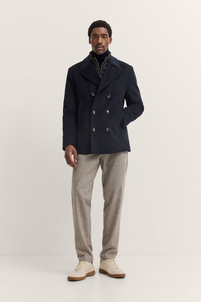 Bugatti 81063 Navy Overcoat