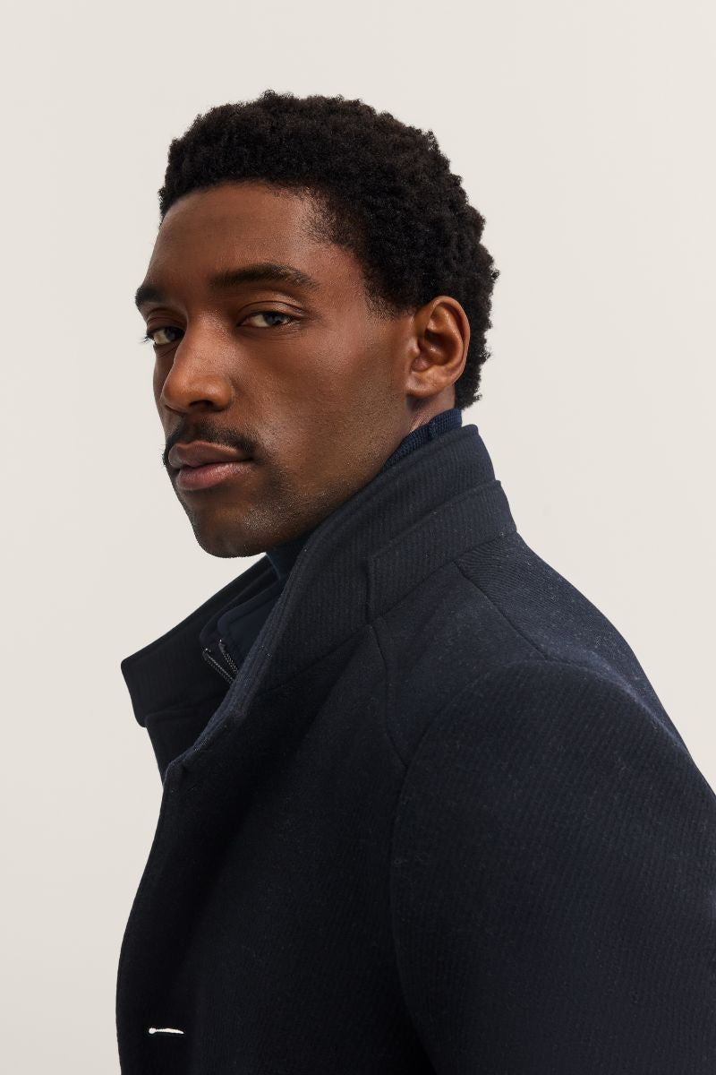 Bugatti 84203 Navy Overcoat