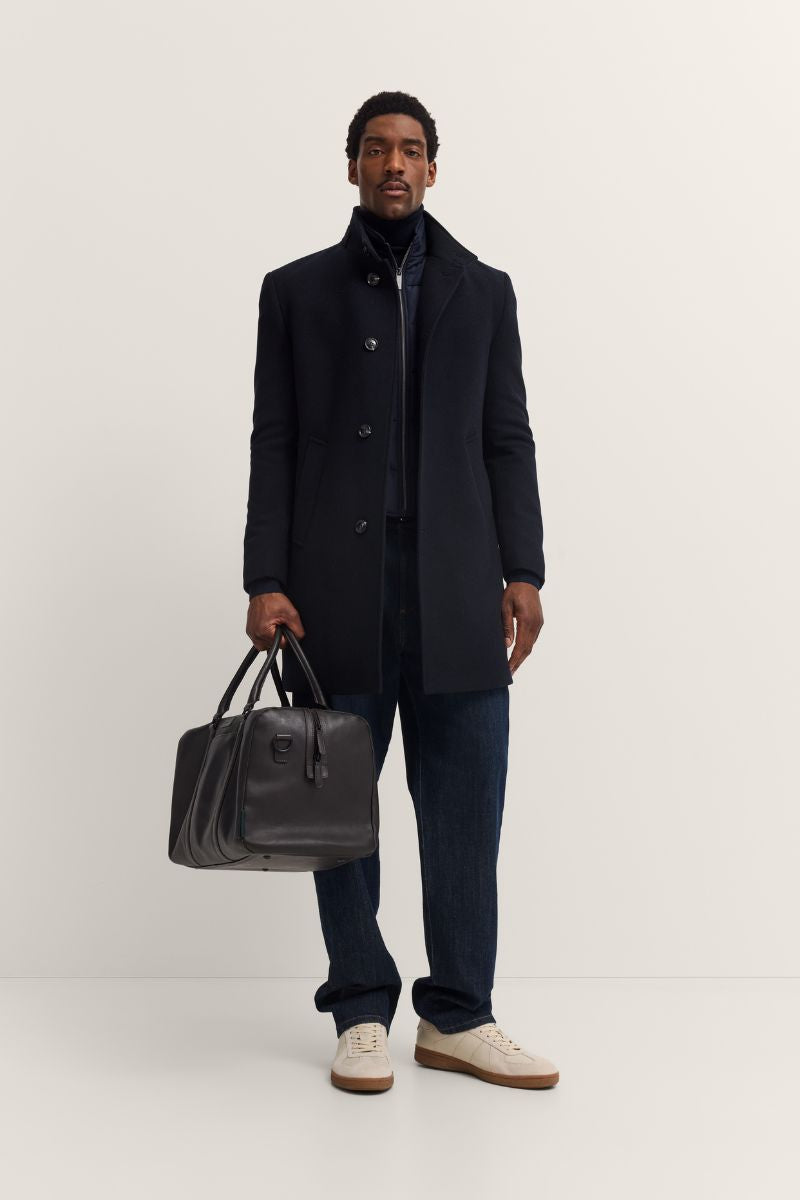 Bugatti 84203 Navy Overcoat