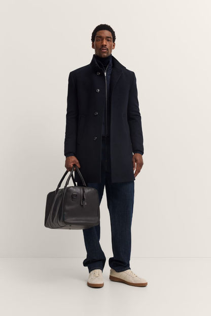 Bugatti 84203 Navy Overcoat