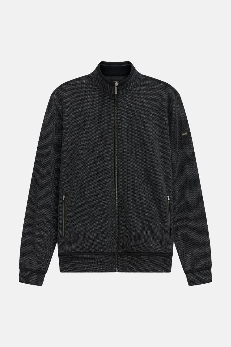 Bugatti 8750/85170D Full Zip Black Jumper