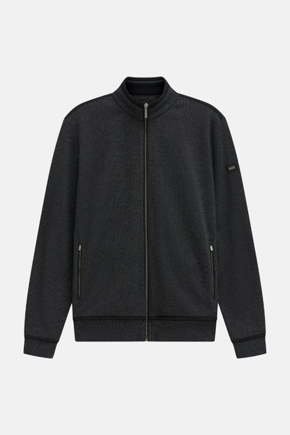 Bugatti 8750/85170D Full Zip Black Jumper